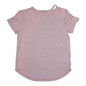 Tucker + Tate Girl's Split Neck Pink Top Tee T-Shirt size XL